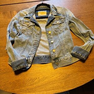 All Saints Blue Jean Jacket Classic Denim Style